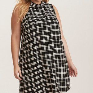 Torrid Plaid Swing Dress ~ Sz 2